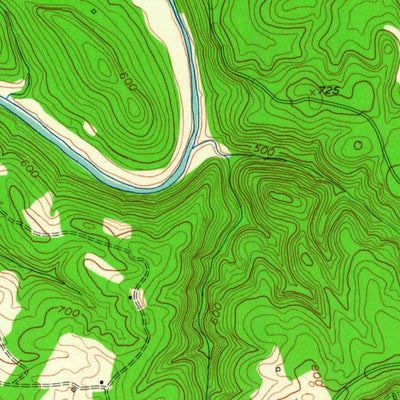 United States Geological Survey Nolin Lake, KY (1954, 24000-Scale) digital map
