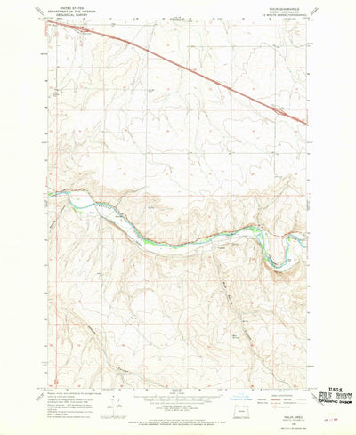 United States Geological Survey Nolin, OR (1968, 24000-Scale) digital map