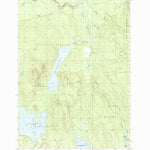 United States Geological Survey Nollesemic Lake, ME (1988, 24000-Scale) digital map