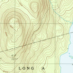 United States Geological Survey Nollesemic Lake, ME (1988, 24000-Scale) digital map
