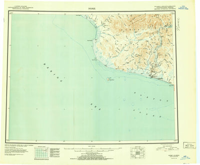 United States Geological Survey Nome, AK (1951, 250000-Scale) digital map