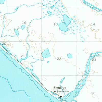 United States Geological Survey Nome C-3, AK (1975, 63360-Scale) digital map