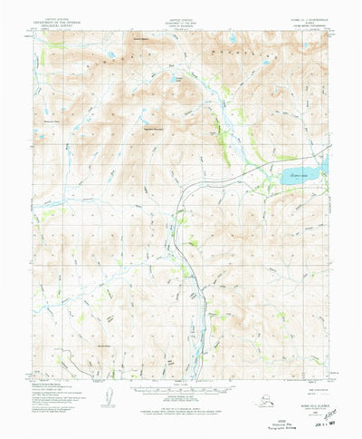 United States Geological Survey Nome D-1, AK (1950, 63360-Scale) digital map