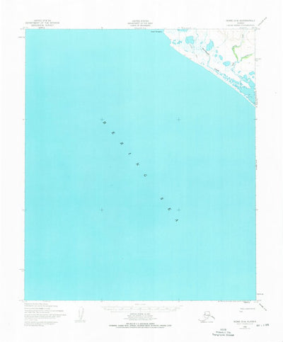 United States Geological Survey Nome D-4, AK (1950, 63360-Scale) digital map