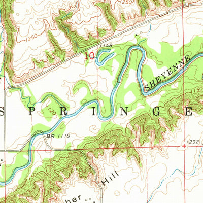 United States Geological Survey Nome SE, ND (1967, 24000-Scale) digital map