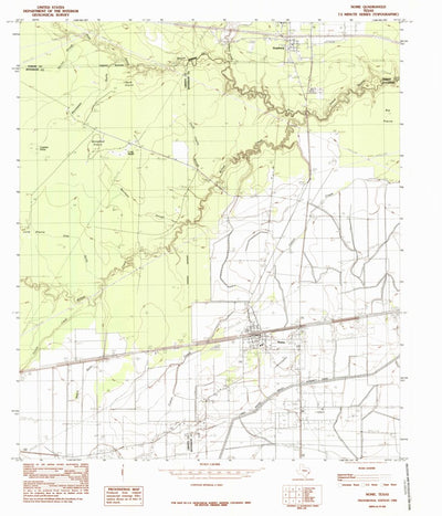 United States Geological Survey Nome, TX (1984, 24000-Scale) digital map