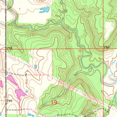 United States Geological Survey Non, OK (1967, 24000-Scale) digital map