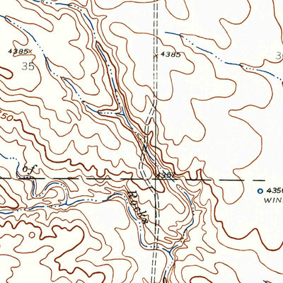 United States Geological Survey Nonpareil, NE (1946, 24000-Scale) digital map