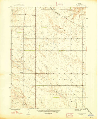 United States Geological Survey Nonpareil, NE (1948, 24000-Scale) digital map