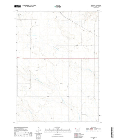 United States Geological Survey Nonpareil, NE (2021, 24000-Scale) digital map
