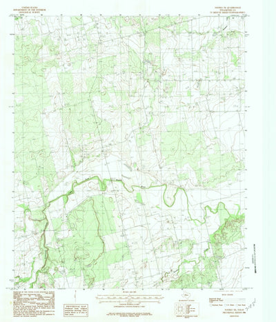 United States Geological Survey Noodle NE, TX (1984, 24000-Scale) digital map