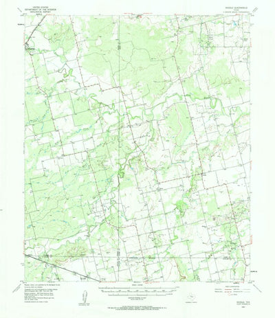 United States Geological Survey Noodle, TX (1957, 62500-Scale) digital map