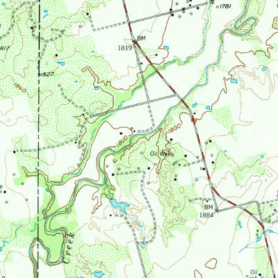 United States Geological Survey Noodle, TX (1957, 62500-Scale) digital map