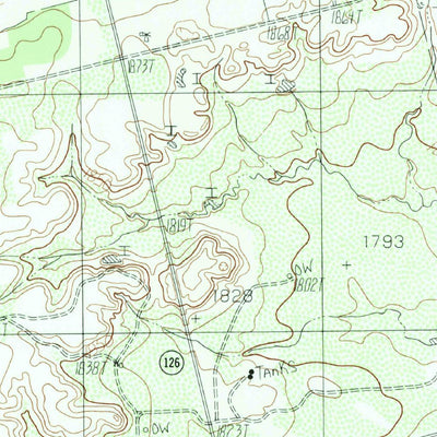 United States Geological Survey Noodle, TX (1984, 24000-Scale) digital map