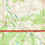 United States Geological Survey Noon Point, WY (1991, 24000-Scale) digital map