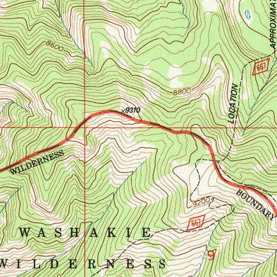 United States Geological Survey Noon Point, WY (1991, 24000-Scale) digital map