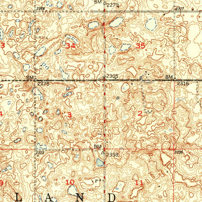United States Geological Survey Noonan, ND (1950, 62500-Scale) digital map