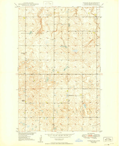 United States Geological Survey Noonan SE, ND (1949, 24000-Scale) digital map