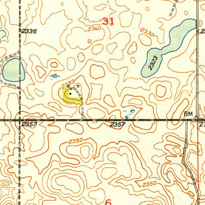 United States Geological Survey Noonan SE, ND (1949, 24000-Scale) digital map
