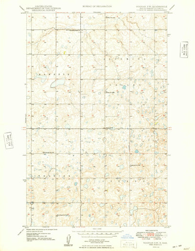 United States Geological Survey Noonan SW, ND (1949, 24000-Scale) digital map