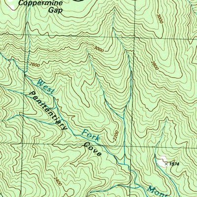 United States Geological Survey Noontootla, GA (1988, 24000-Scale) digital map