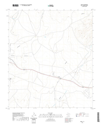 United States Geological Survey Nopal, TX (2022, 24000-Scale) digital map