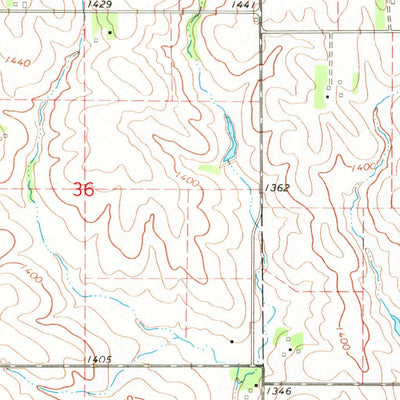 United States Geological Survey Nora, SD (1969, 24000-Scale) digital map