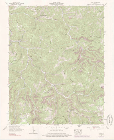 United States Geological Survey Nora, VA (1958, 24000-Scale) digital map