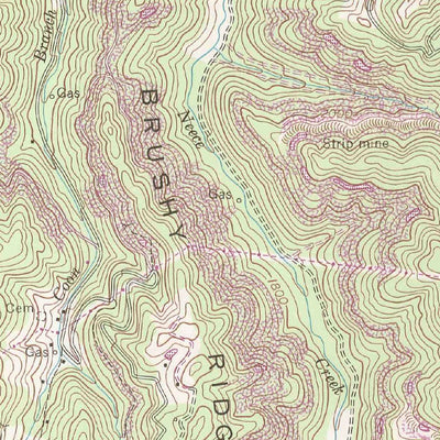 United States Geological Survey Nora, VA (1958, 24000-Scale) digital map