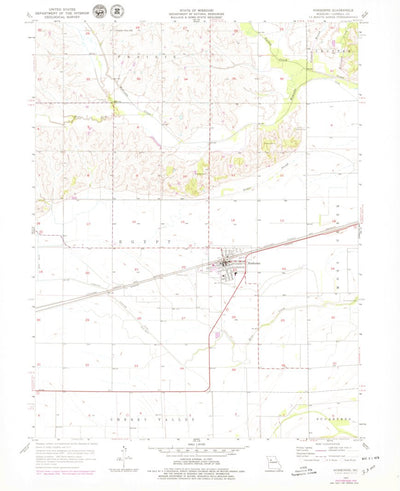 United States Geological Survey Norborne, MO (1957, 24000-Scale) digital map