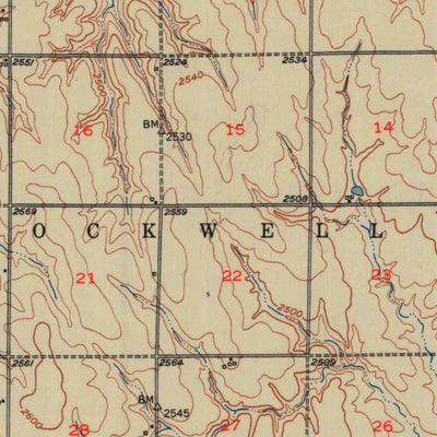 United States Geological Survey Norcatur, KS (1951, 62500-Scale) digital map