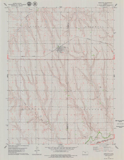 United States Geological Survey Norcatur, KS (1978, 24000-Scale) digital map