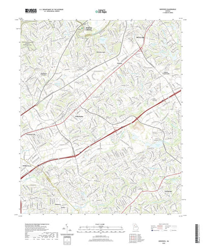 United States Geological Survey Norcross, GA (2020, 24000-Scale) digital map