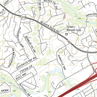 United States Geological Survey Norcross, GA (2020, 24000-Scale) digital map