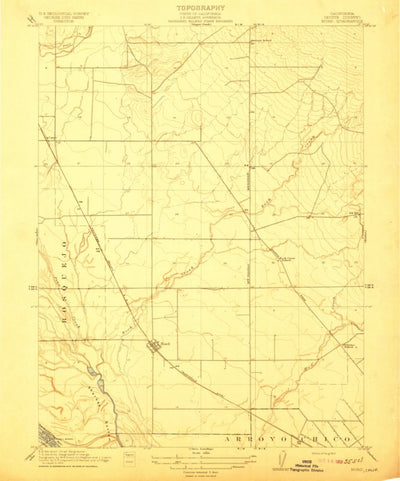United States Geological Survey Nord, CA (1912, 31680-Scale) digital map