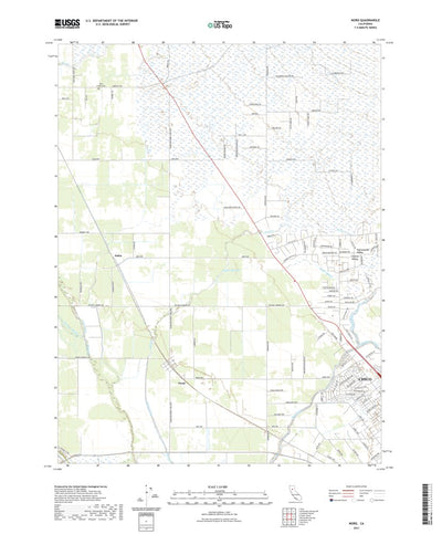 United States Geological Survey Nord, CA (2021, 24000-Scale) digital map