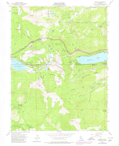 United States Geological Survey Norden, CA (1955, 24000-Scale) digital map