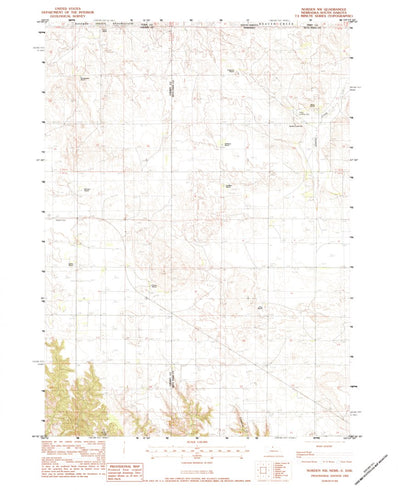 United States Geological Survey Norden NW, NE-SD (1983, 24000-Scale) digital map