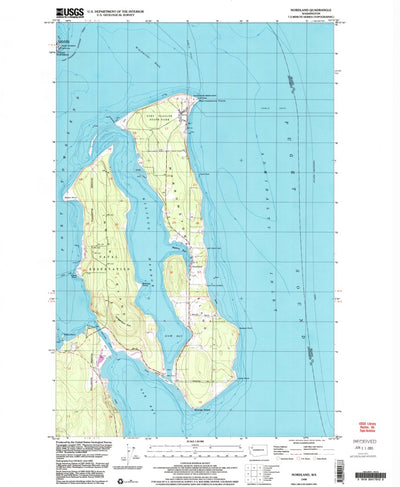 United States Geological Survey Nordland, WA (1998, 24000-Scale) digital map