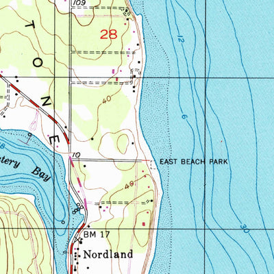 United States Geological Survey Nordland, WA (1998, 24000-Scale) digital map