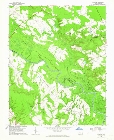 United States Geological Survey Norfleet, NC (1962, 24000-Scale) digital map