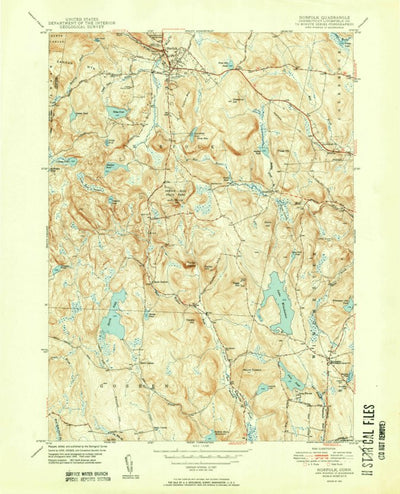 United States Geological Survey Norfolk, CT (1951, 31680-Scale) digital map