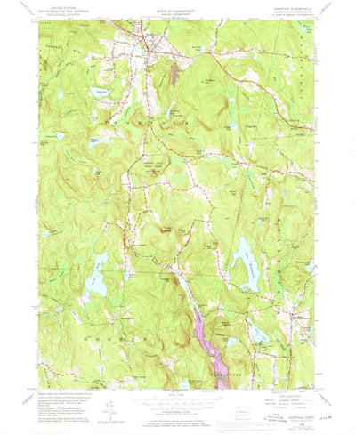 United States Geological Survey Norfolk, CT (1956, 24000-Scale) digital map
