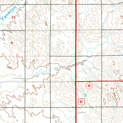 United States Geological Survey Norfolk, NE (1985, 100000-Scale) digital map