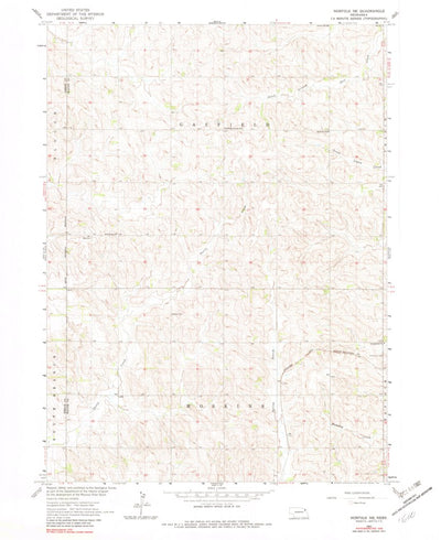 United States Geological Survey Norfolk NE, NE (1963, 24000-Scale) digital map
