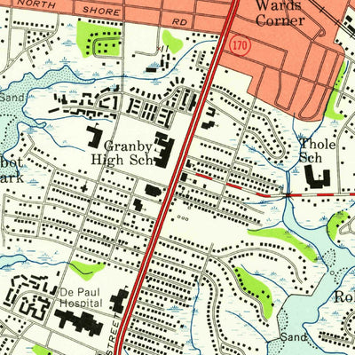 United States Geological Survey Norfolk North, VA (1955, 24000-Scale) digital map