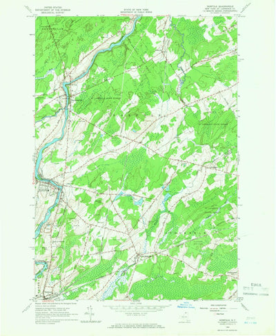 United States Geological Survey Norfolk, NY (1964, 24000-Scale) digital map