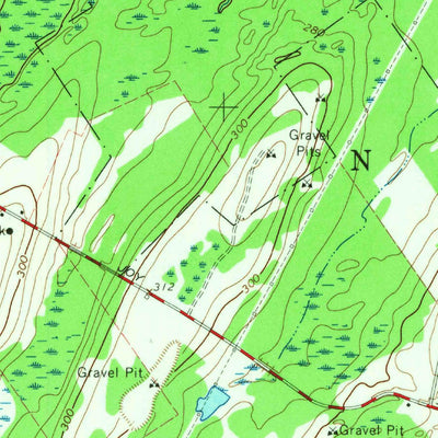 United States Geological Survey Norfolk, NY (1964, 24000-Scale) digital map