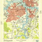 United States Geological Survey Norfolk South, VA (1948, 24000-Scale) digital map