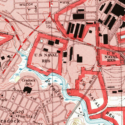 United States Geological Survey Norfolk South, VA (1994, 24000-Scale) digital map